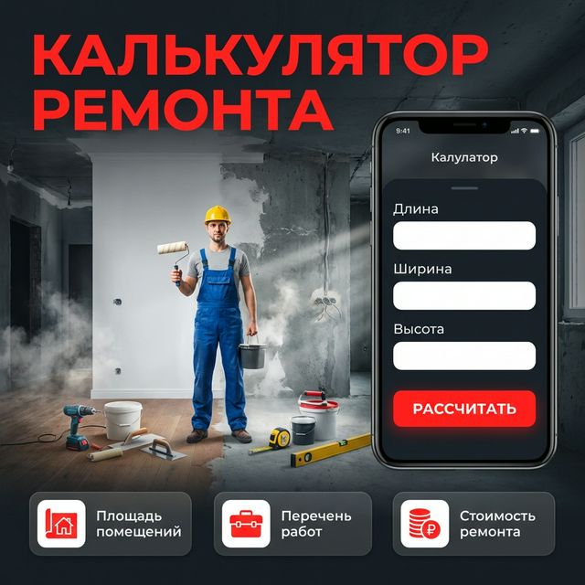 Визуал калькулятора ремонта